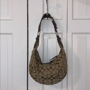 Brown Coach Shoulder Bag